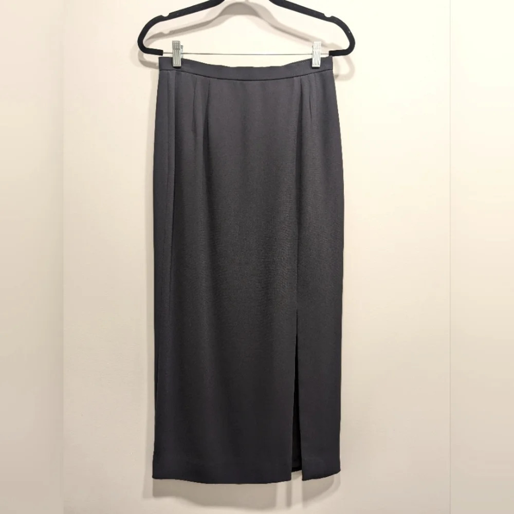 Adrianna Papéll Long Gray Vintage Skirt